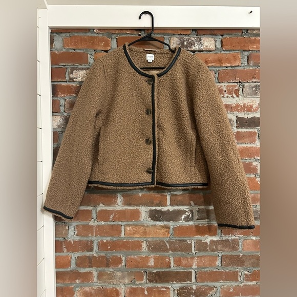 J Crew Sherpa Lady Jacket Size 14 - Picture 4 of 11